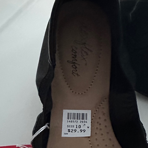 NET Black Ballet Flats - Picture 4 of 4